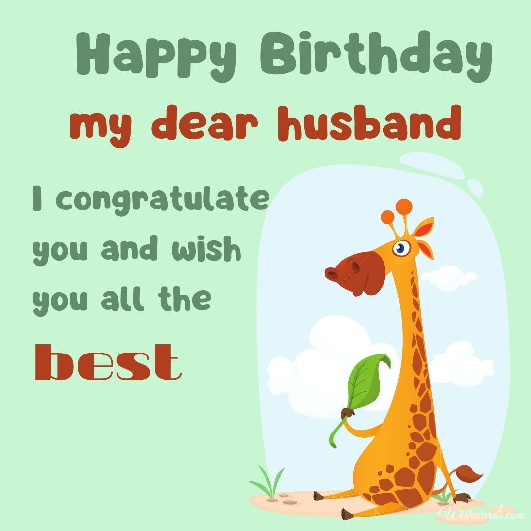 Funny Birthday Ecard For Husband