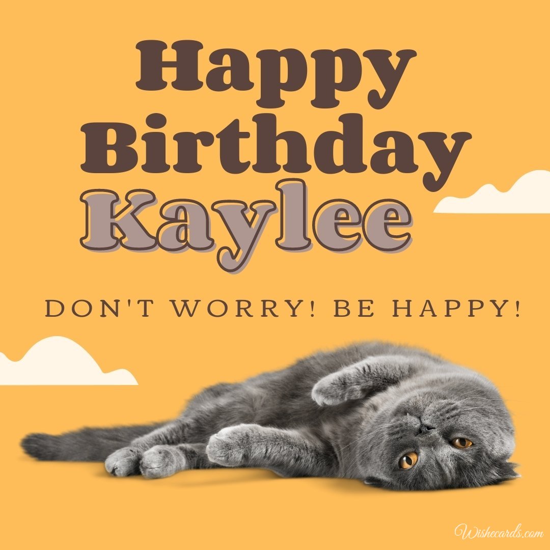 Funny Birthday Ecard For Kaylee