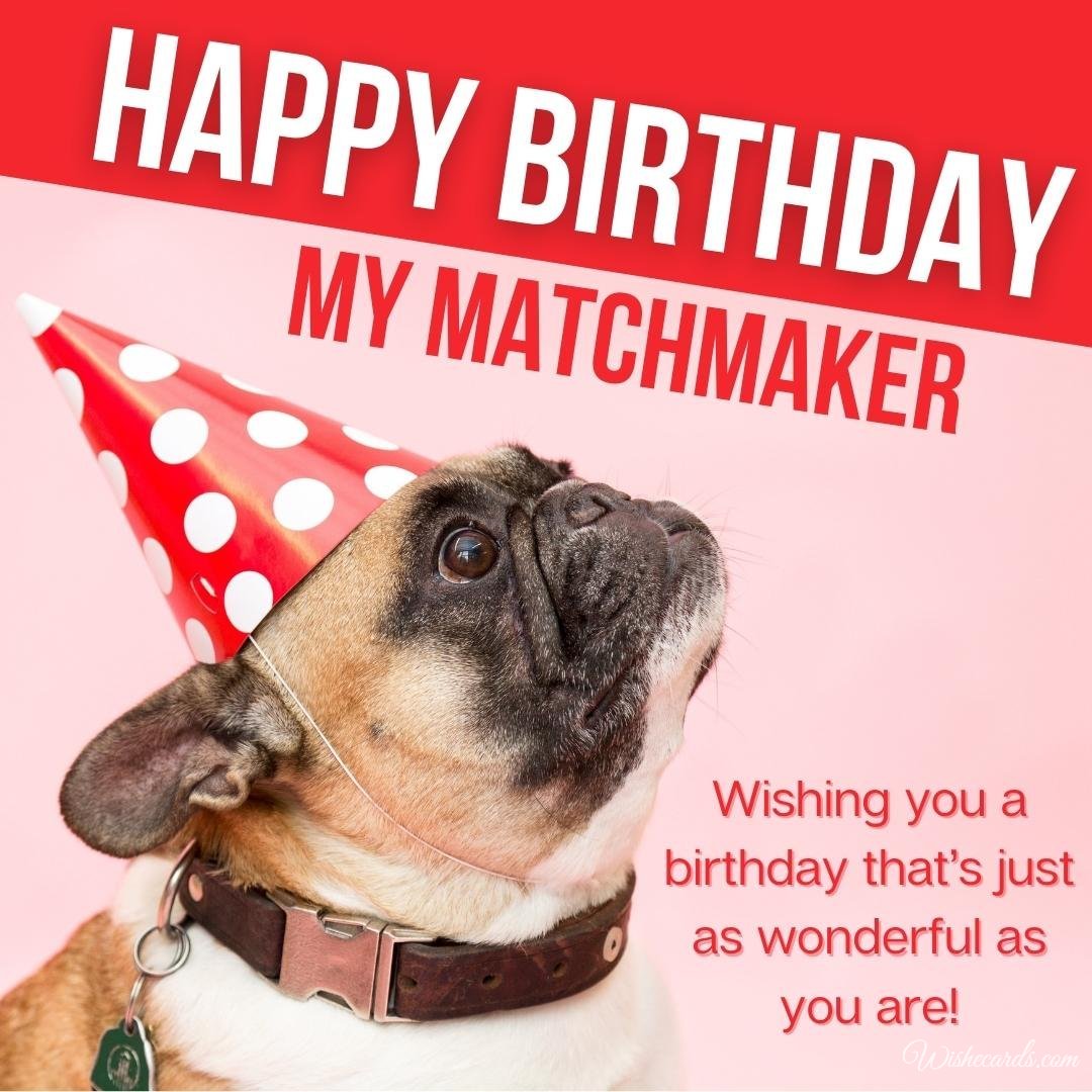 Funny Birthday Ecard For Matchmaker