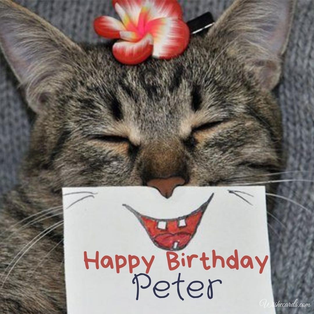Funny Birthday Ecard For Peter