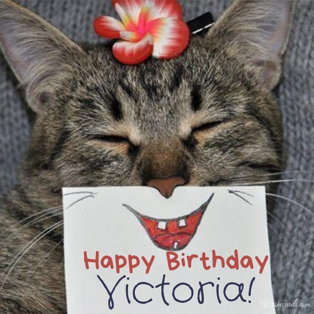 Funny Birthday Ecard For Victoria