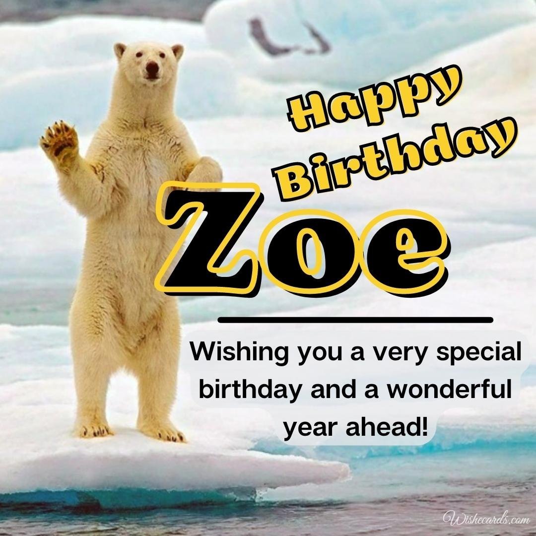 Funny Birthday Ecard For Zoe