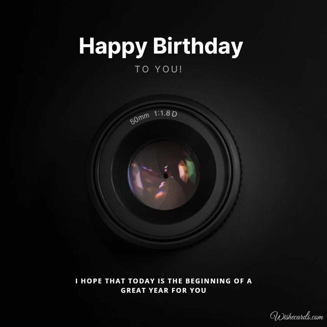 Funny Birthday Ecard To Photographer