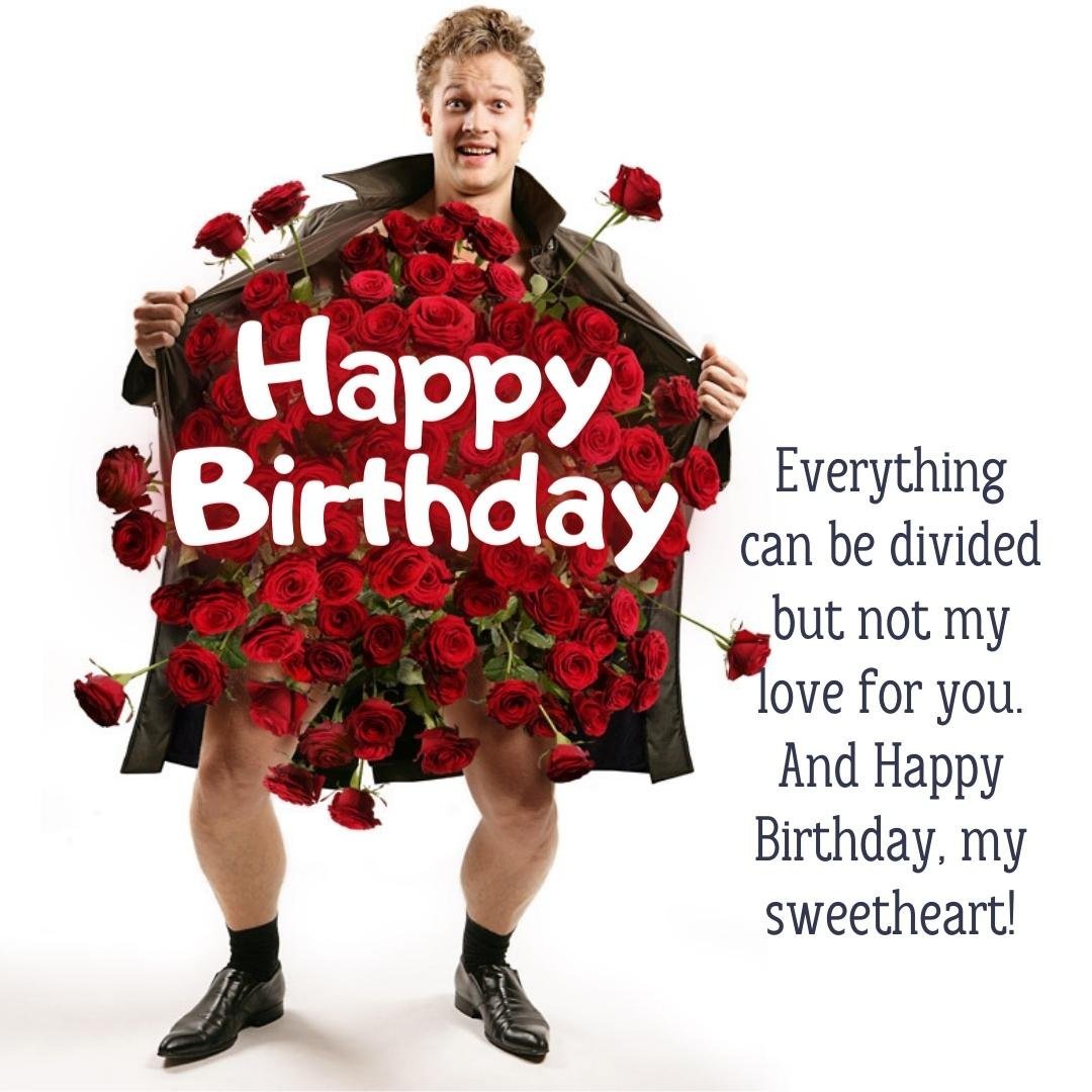 Funny Happy Birthday Card For Sweetheart