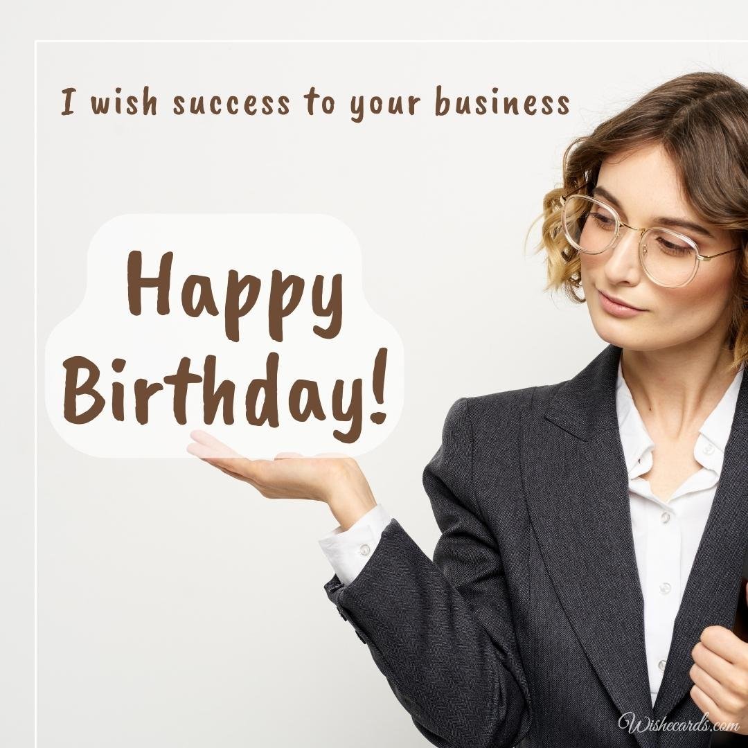 Funny Happy Birthday Corporate Ecard