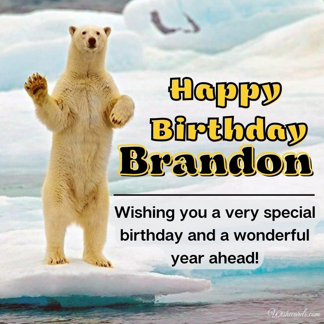 Funny Happy Birthday Ecard for Brandon
