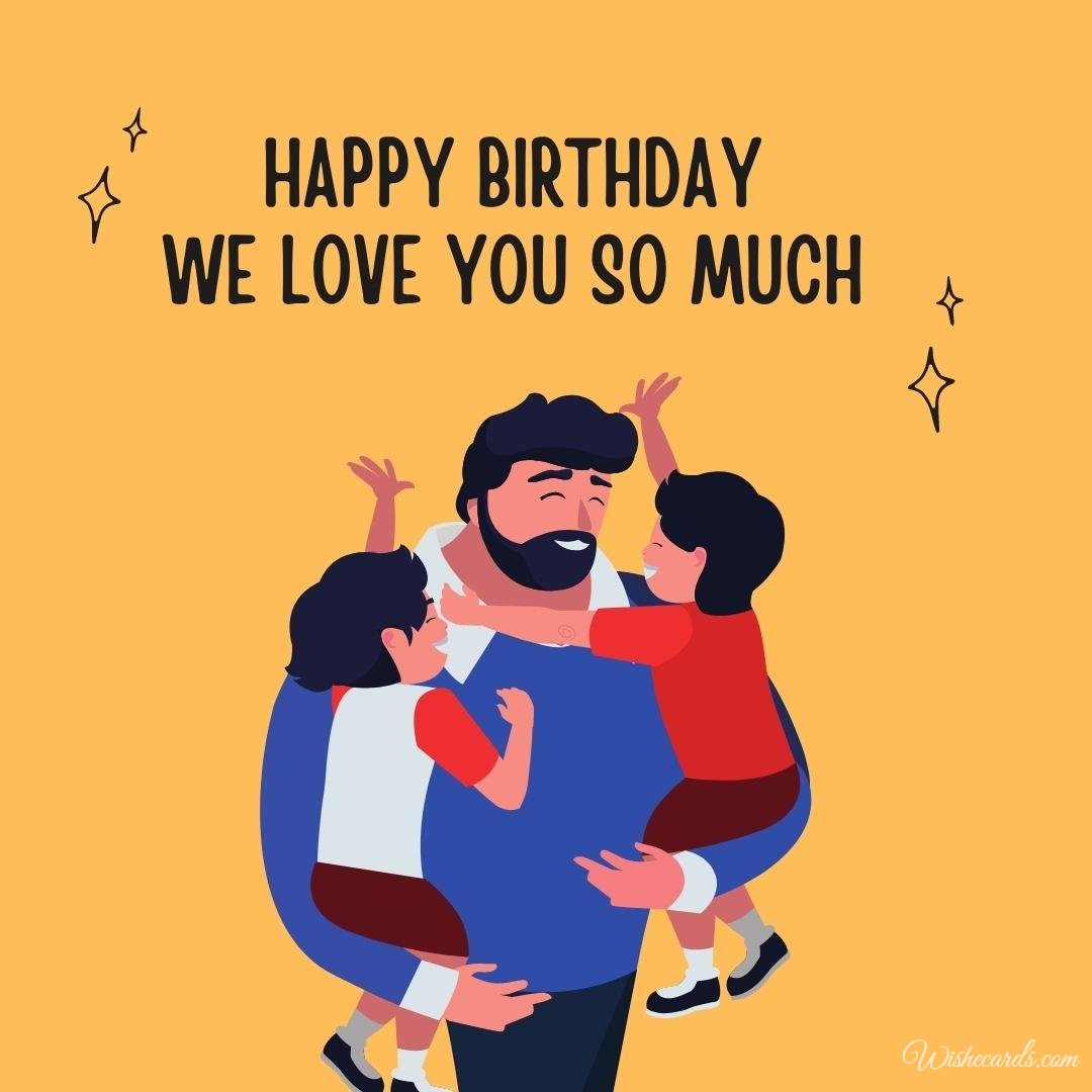 Funny Happy Birthday Ecard for Father