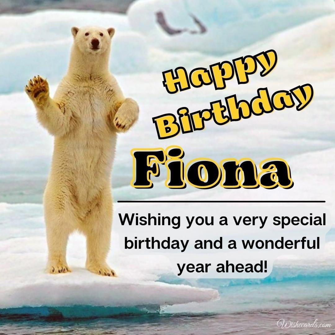 Funny Happy Birthday Ecard For Fiona