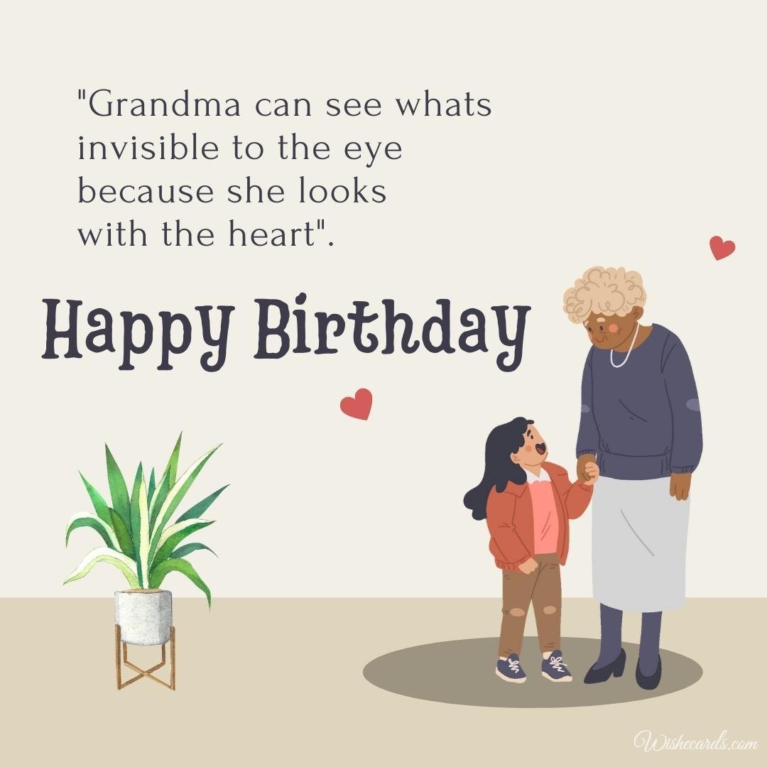 Funny Happy Birthday Ecard for Grandma