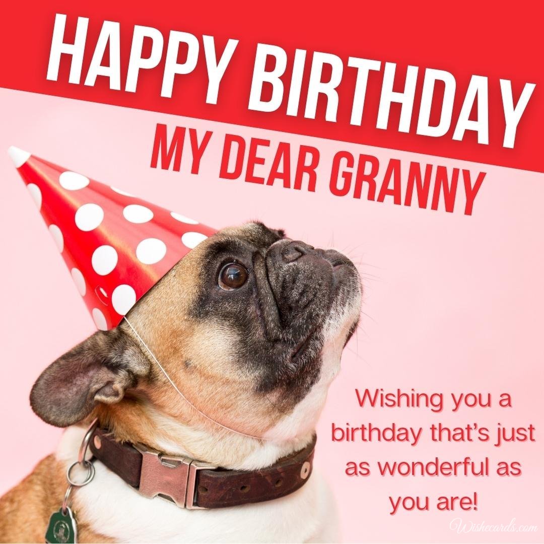 Funny Happy Birthday Ecard For Grandmother