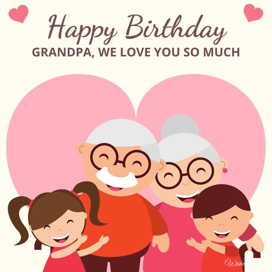 Funny Happy Birthday Ecard for Grandpa