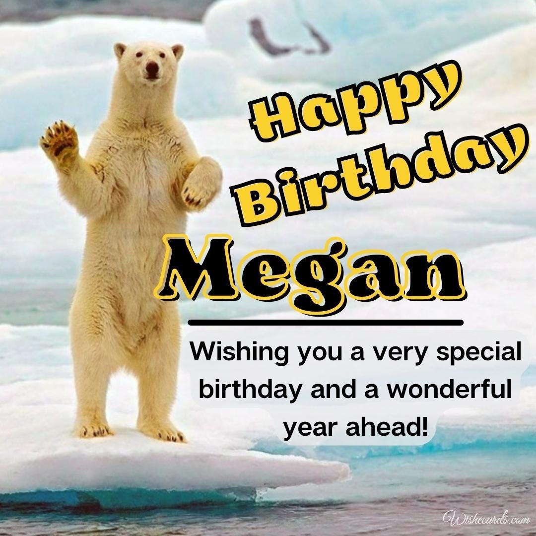 Funny Happy Birthday Ecard For Megan