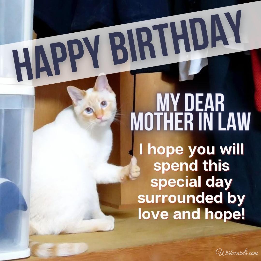 Funny Happy Birthday Ecard For Mother In Law