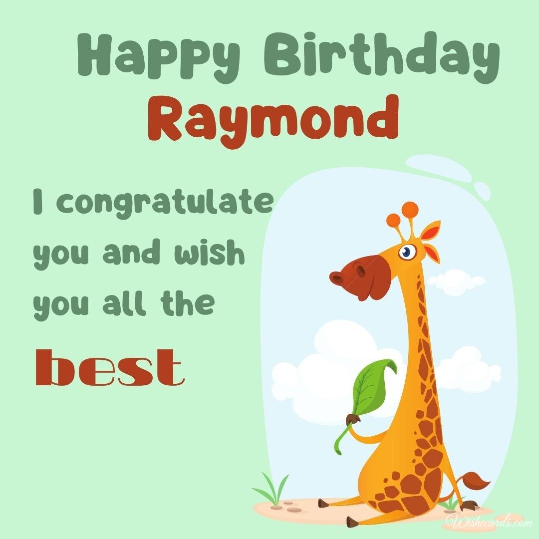 Funny Happy Birthday Ecard For Raymond