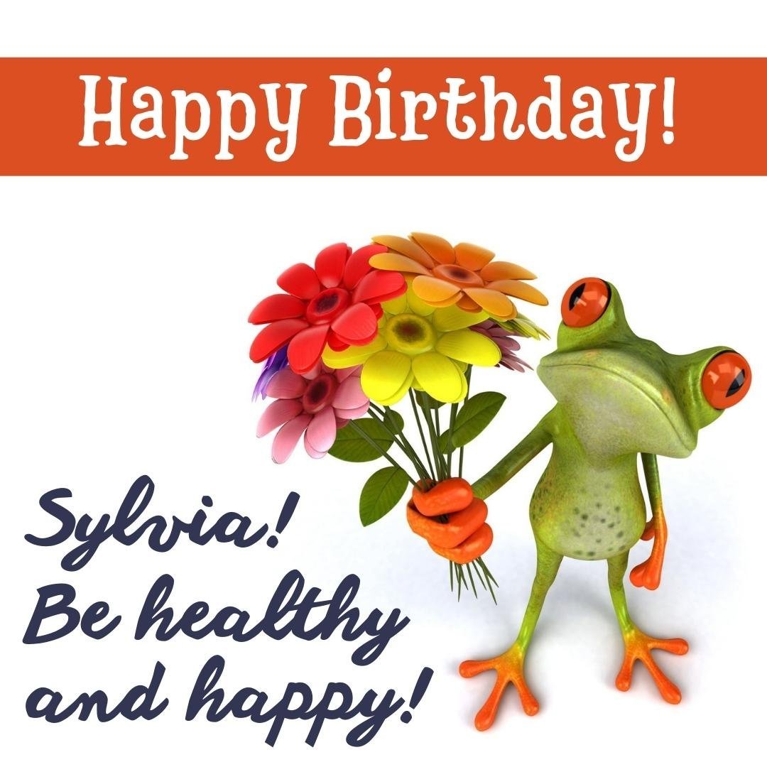 Funny Happy Birthday Ecard For Sylvia