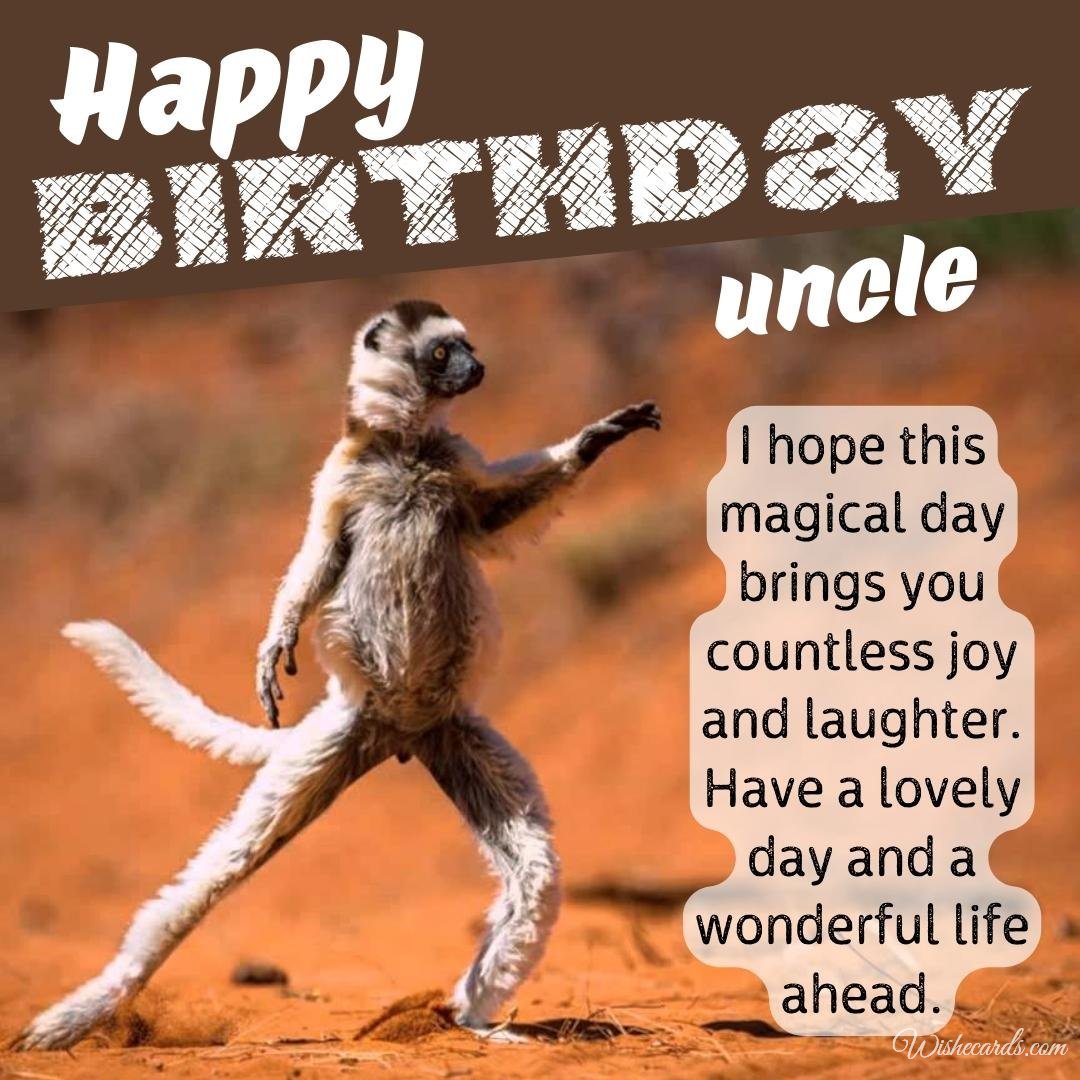 Funny Happy Birthday Ecard For Uncle