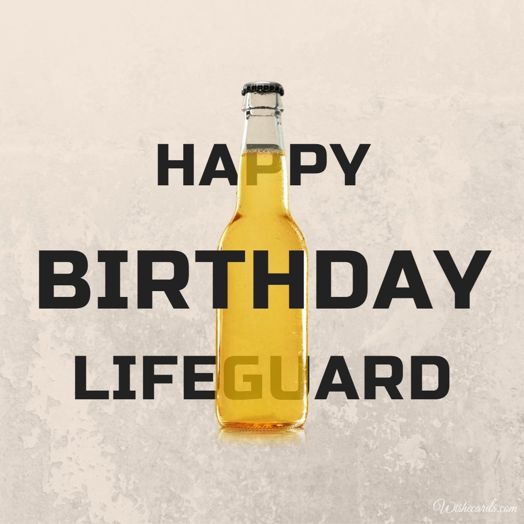 Funny Happy Birthday Ecard To Lifeguard