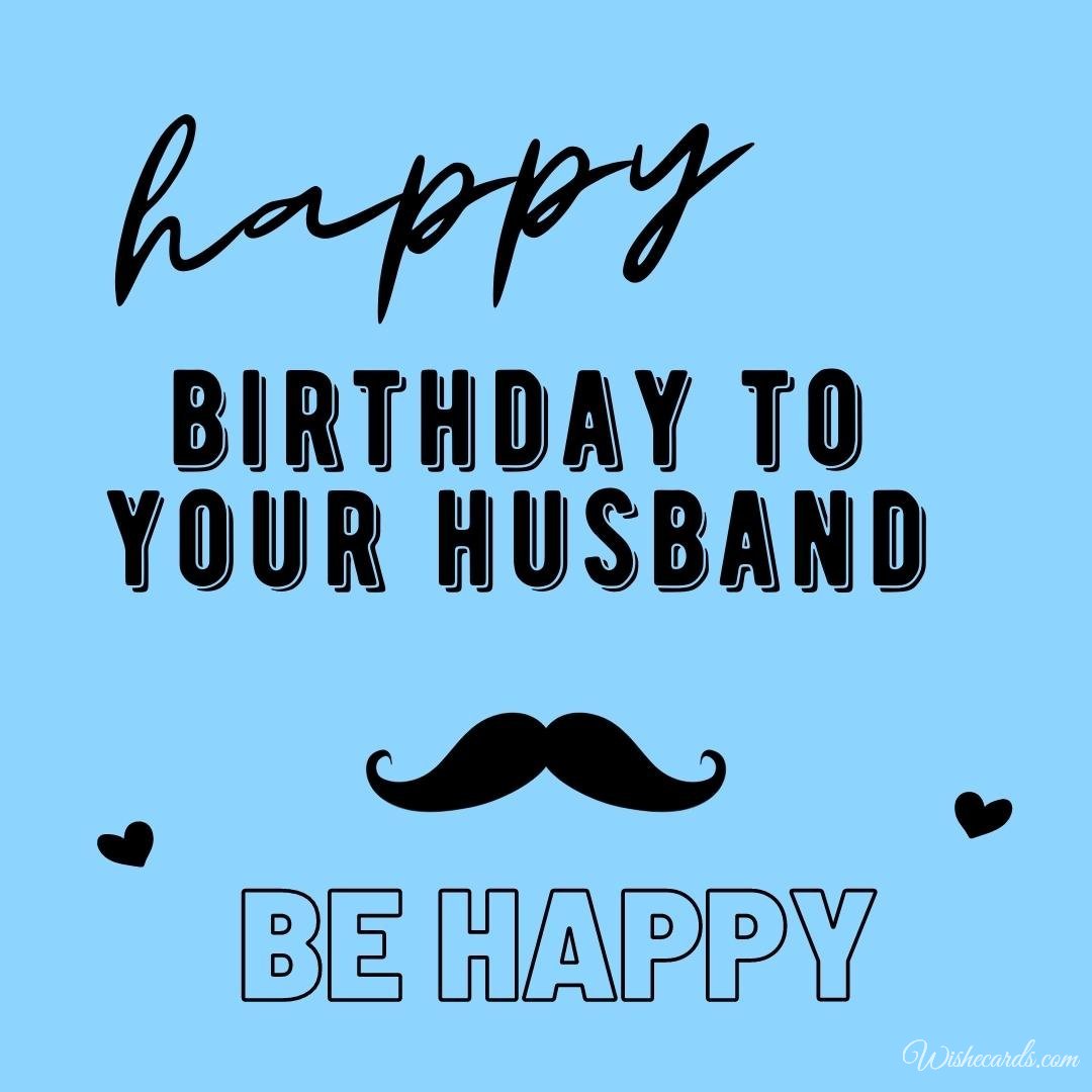 Funny Husband Birthday Card For Girlfriend