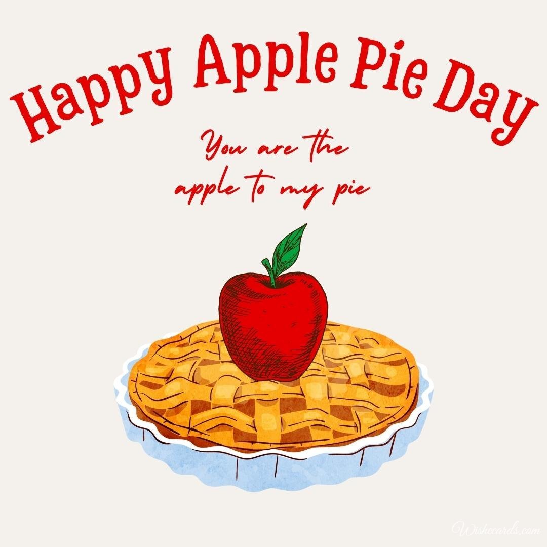 Funny National Apple Pie Day Ecard