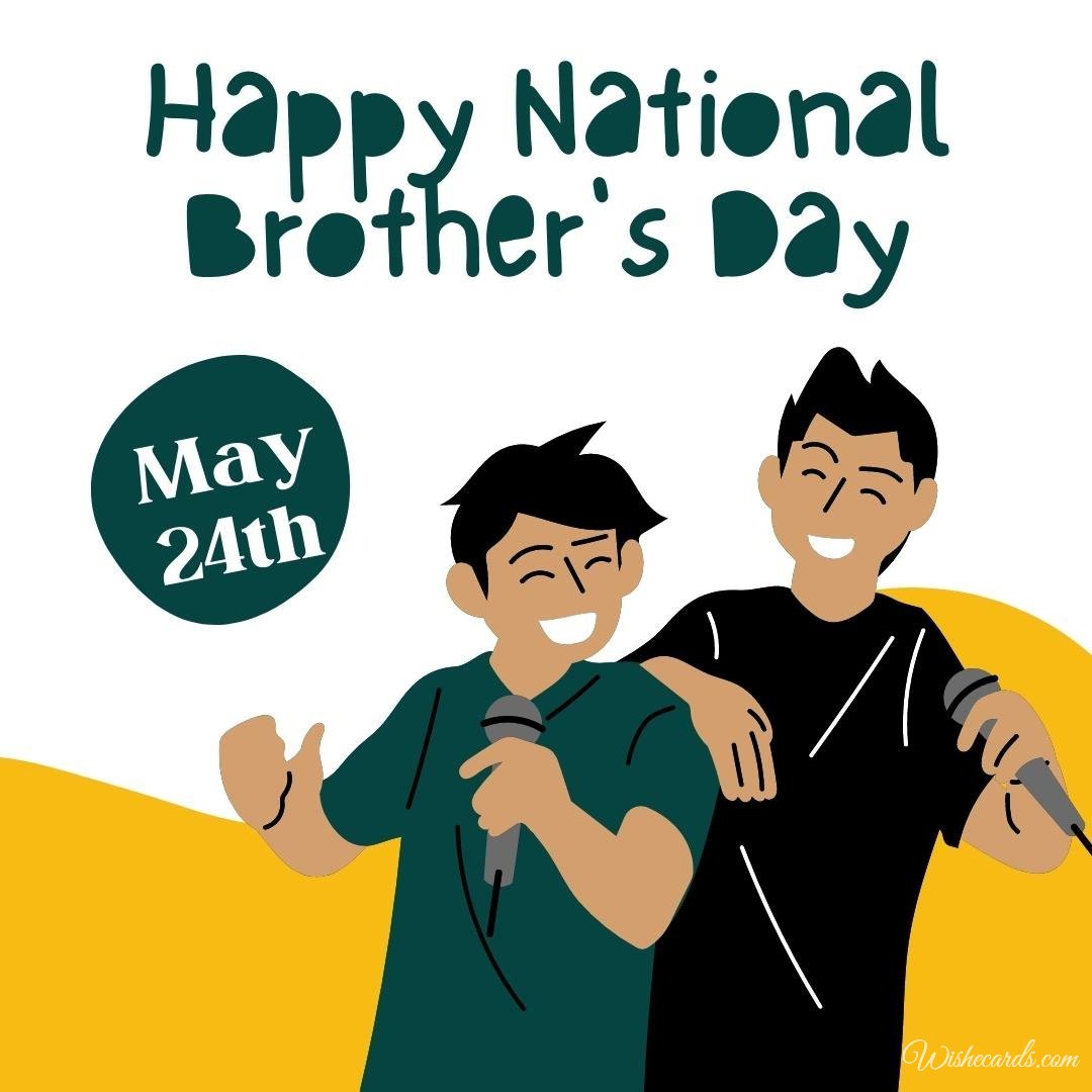 Funny National Brother's Day Ecard