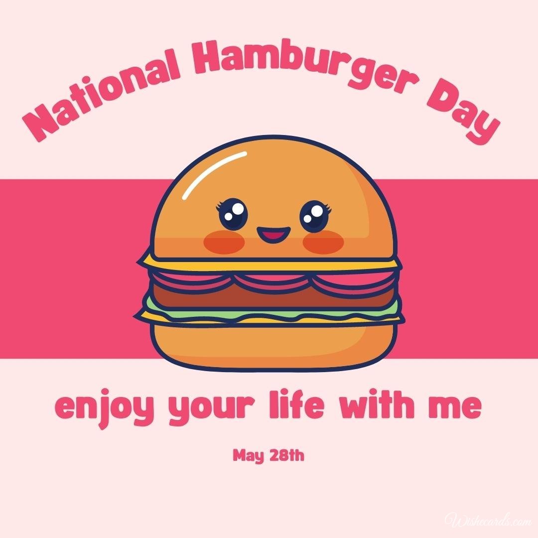 Funny National Hamburger Day Ecard