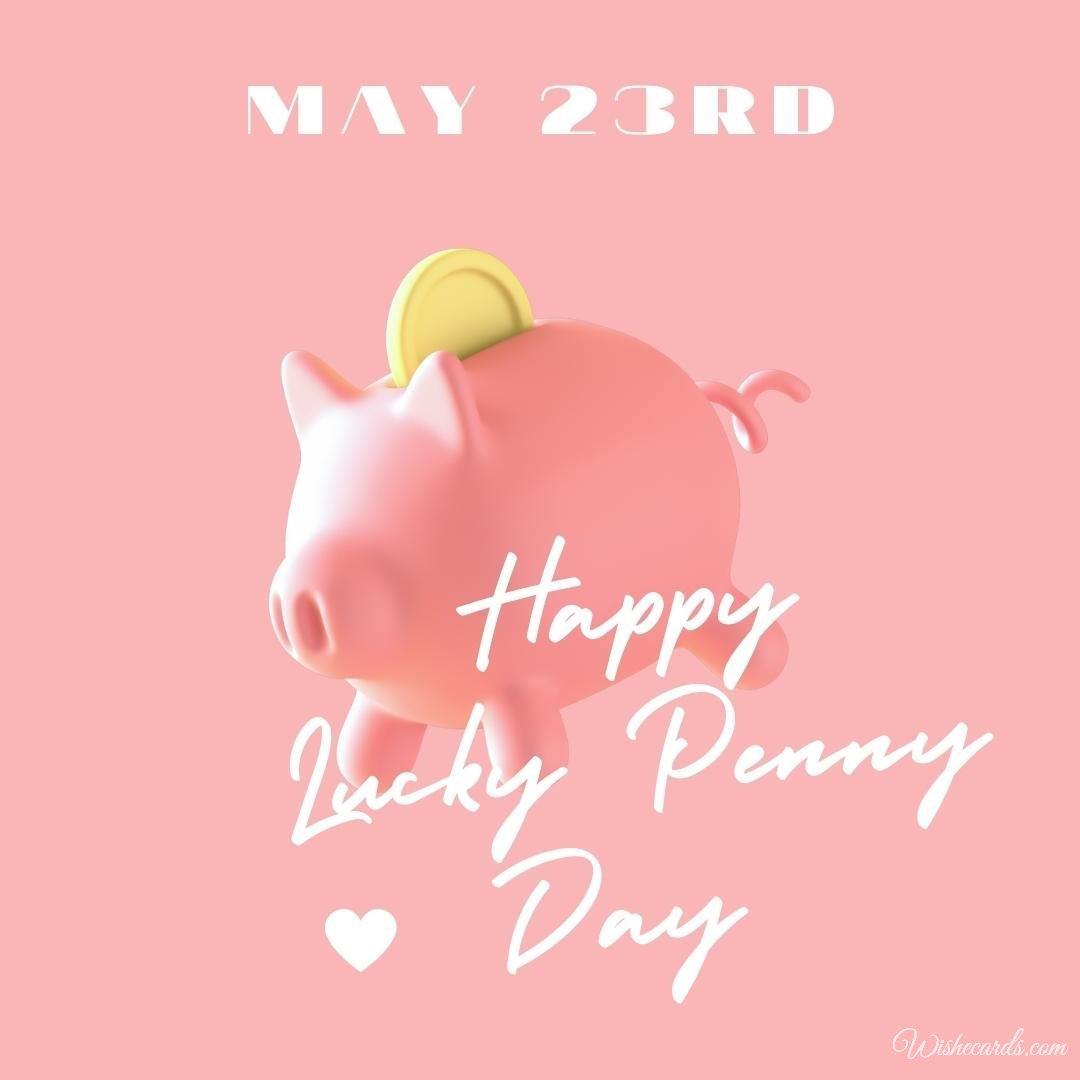 Funny National Lucky Penny Day Ecard