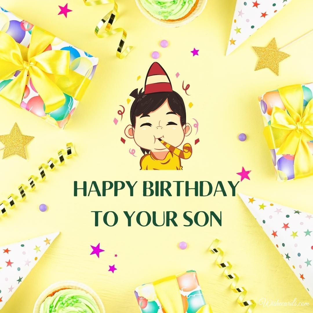Funny Son Birthday Card For Parents