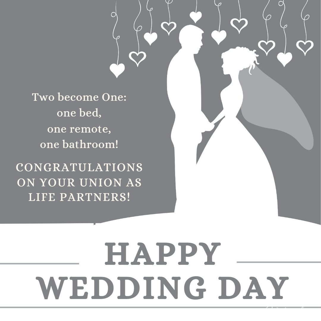 Funny Wedding Ecard For Brother With Text