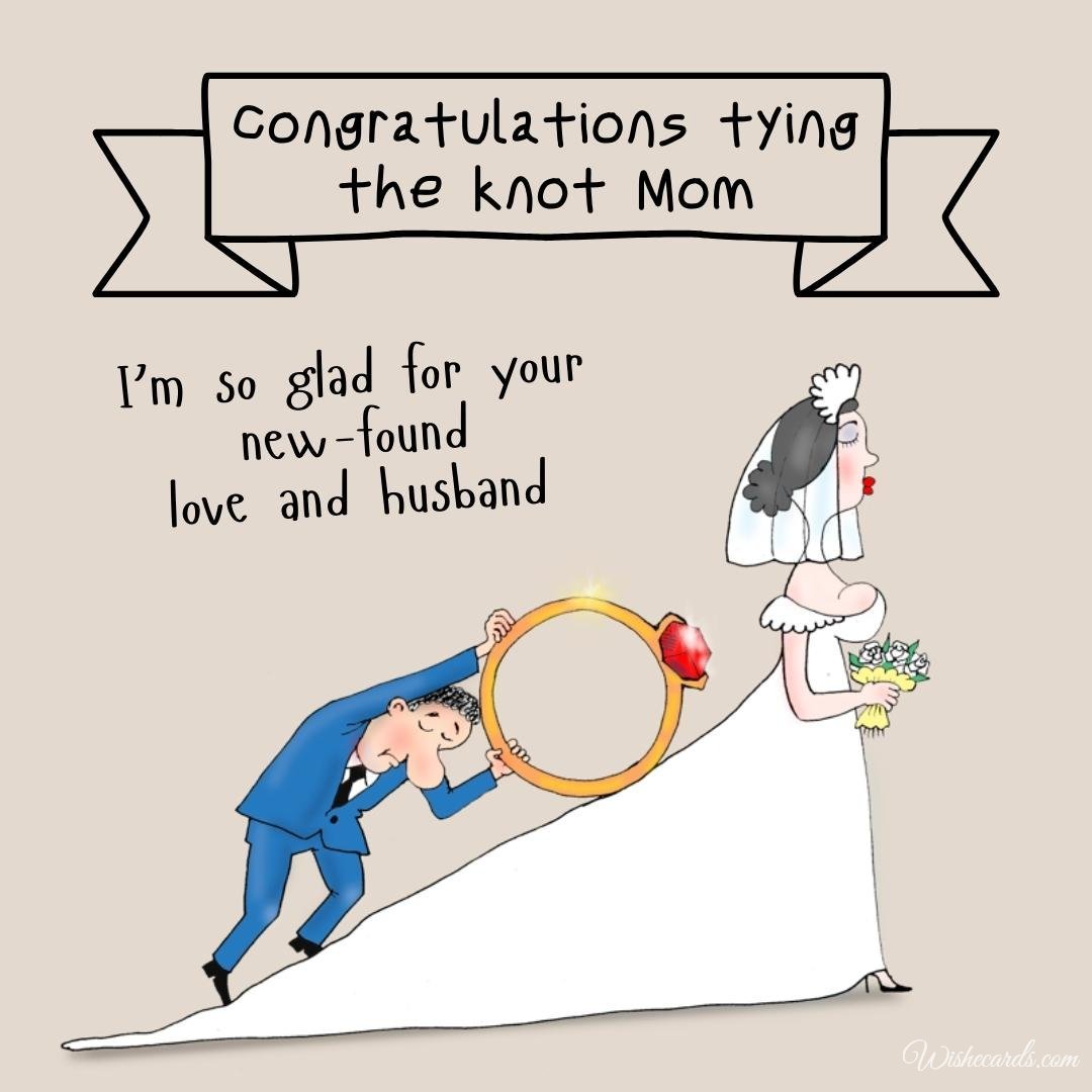 Funny Wedding Image For Mother