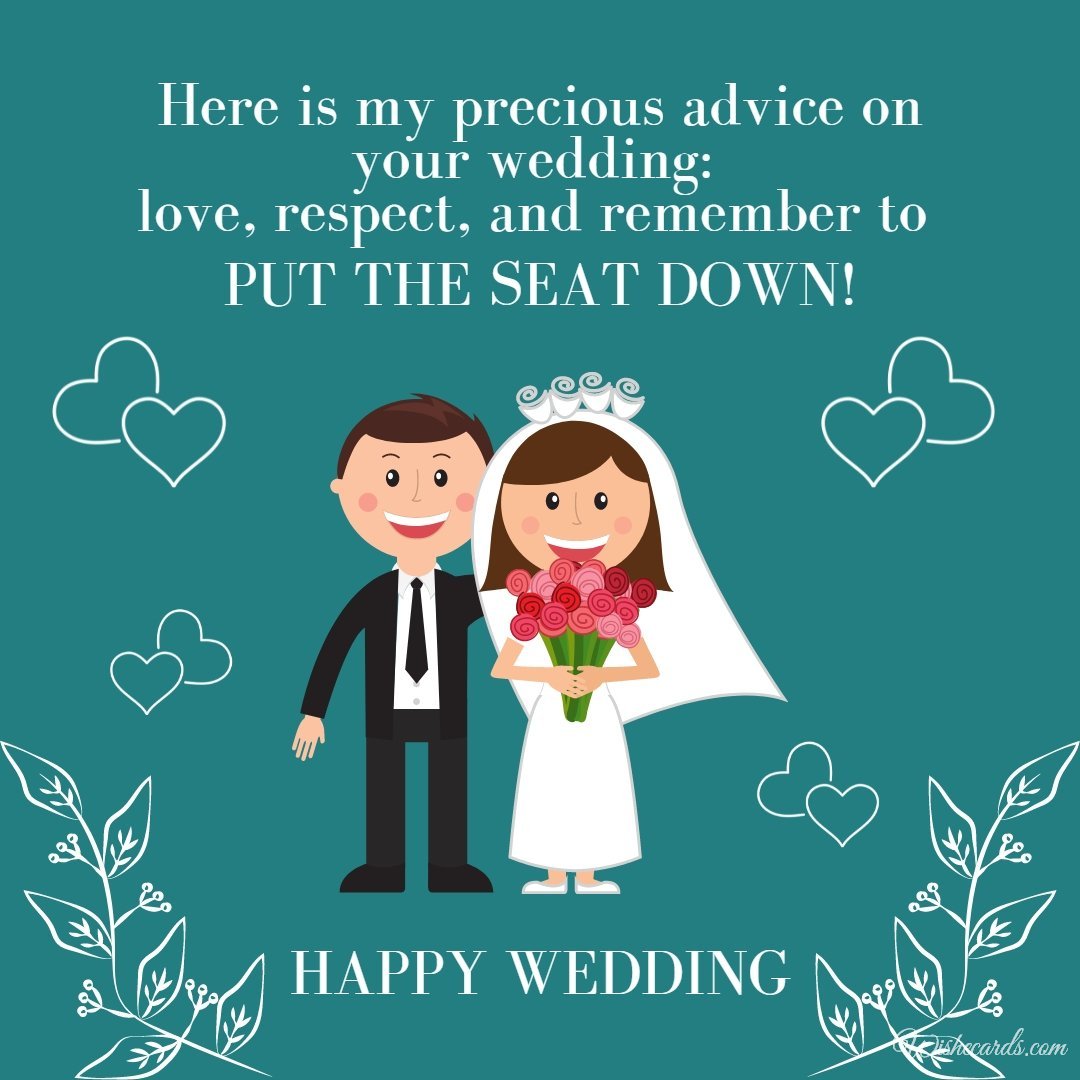 Funny Wedding Image With Text