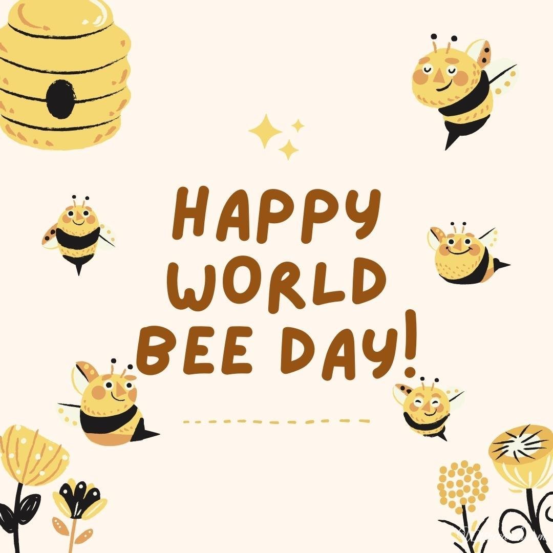Funny World Bee Day Ecard