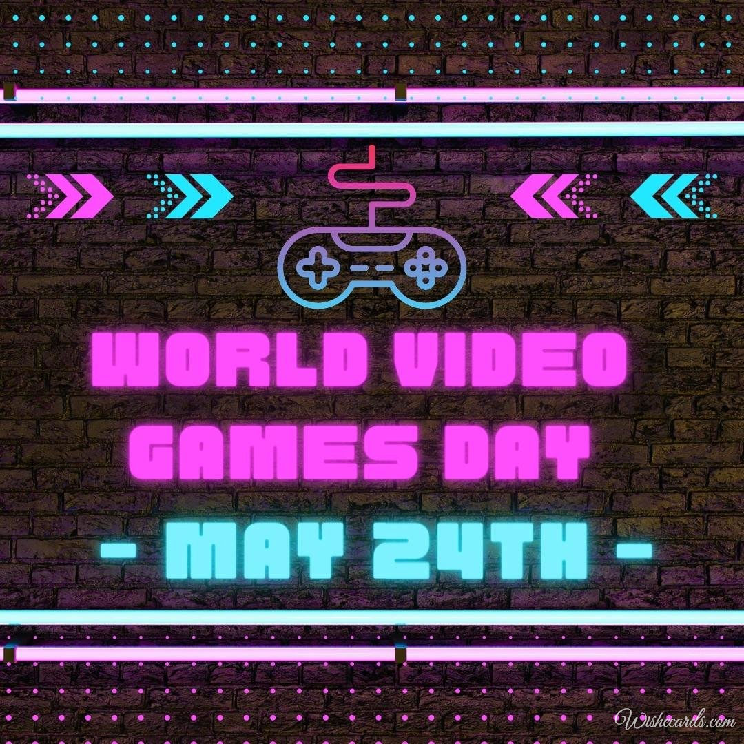 Funny World Video Games Day Ecard