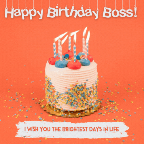 Gif Happy Birthday Boss