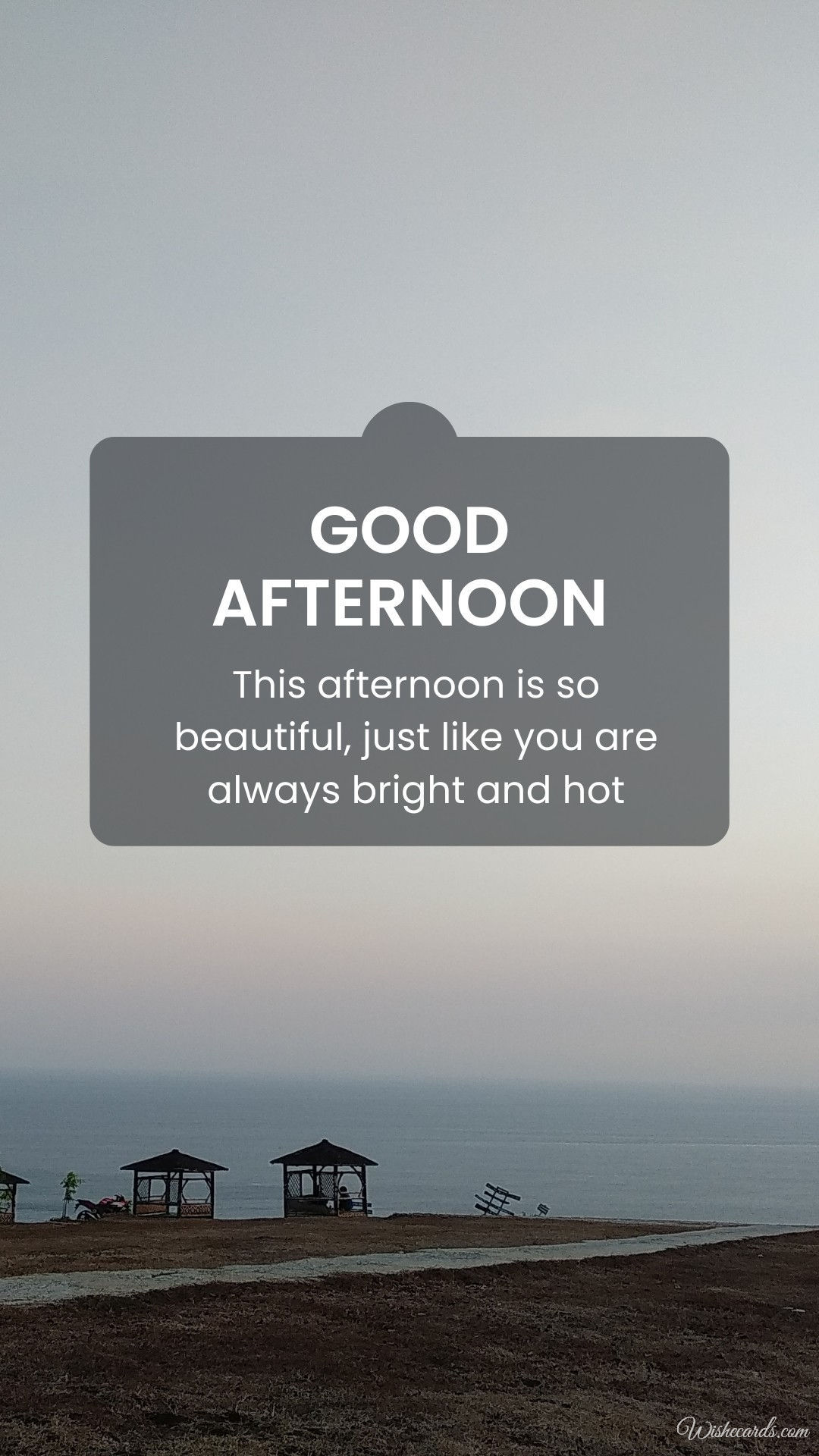 Good Afternoon Card With Nice Text