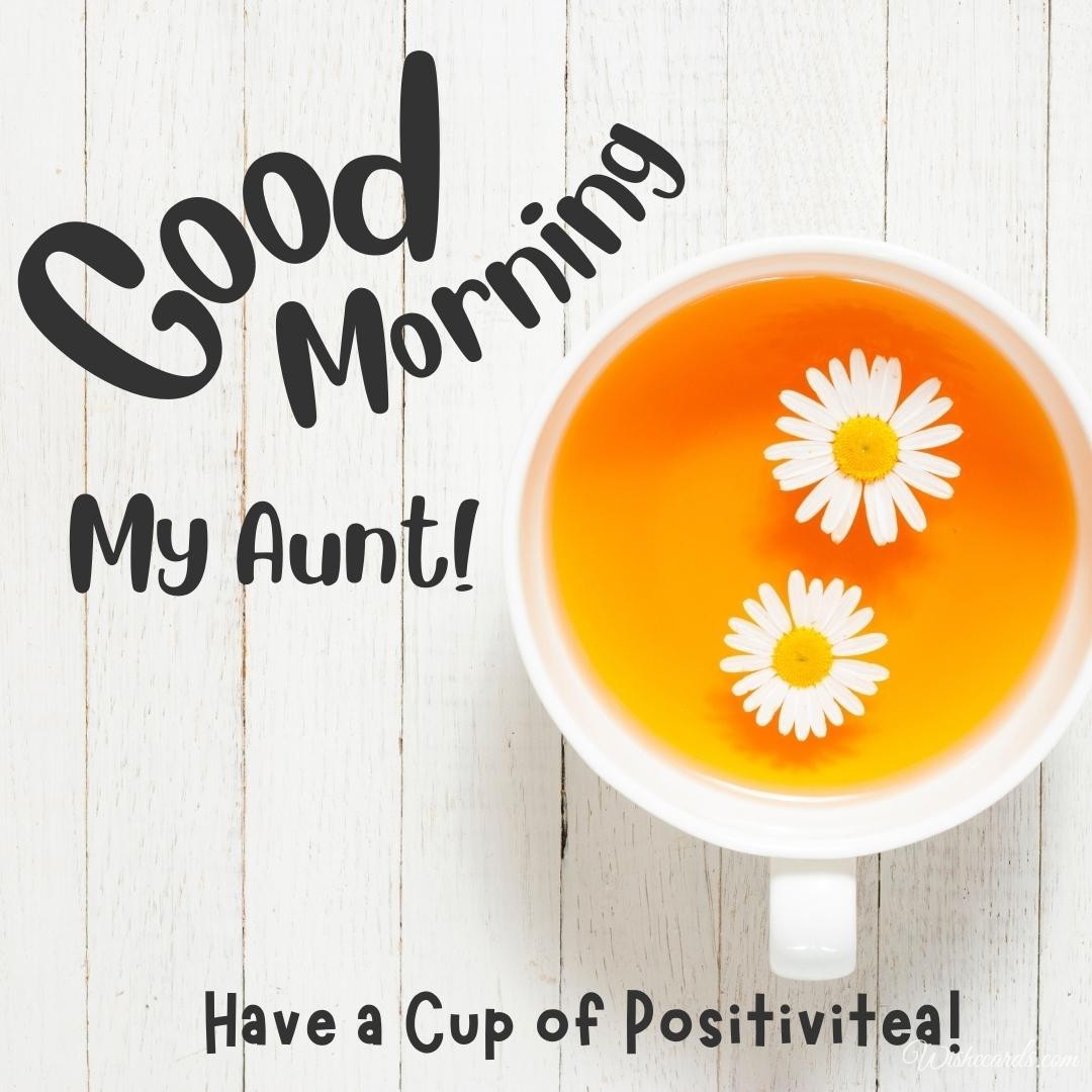 Good Morning Aunt Image