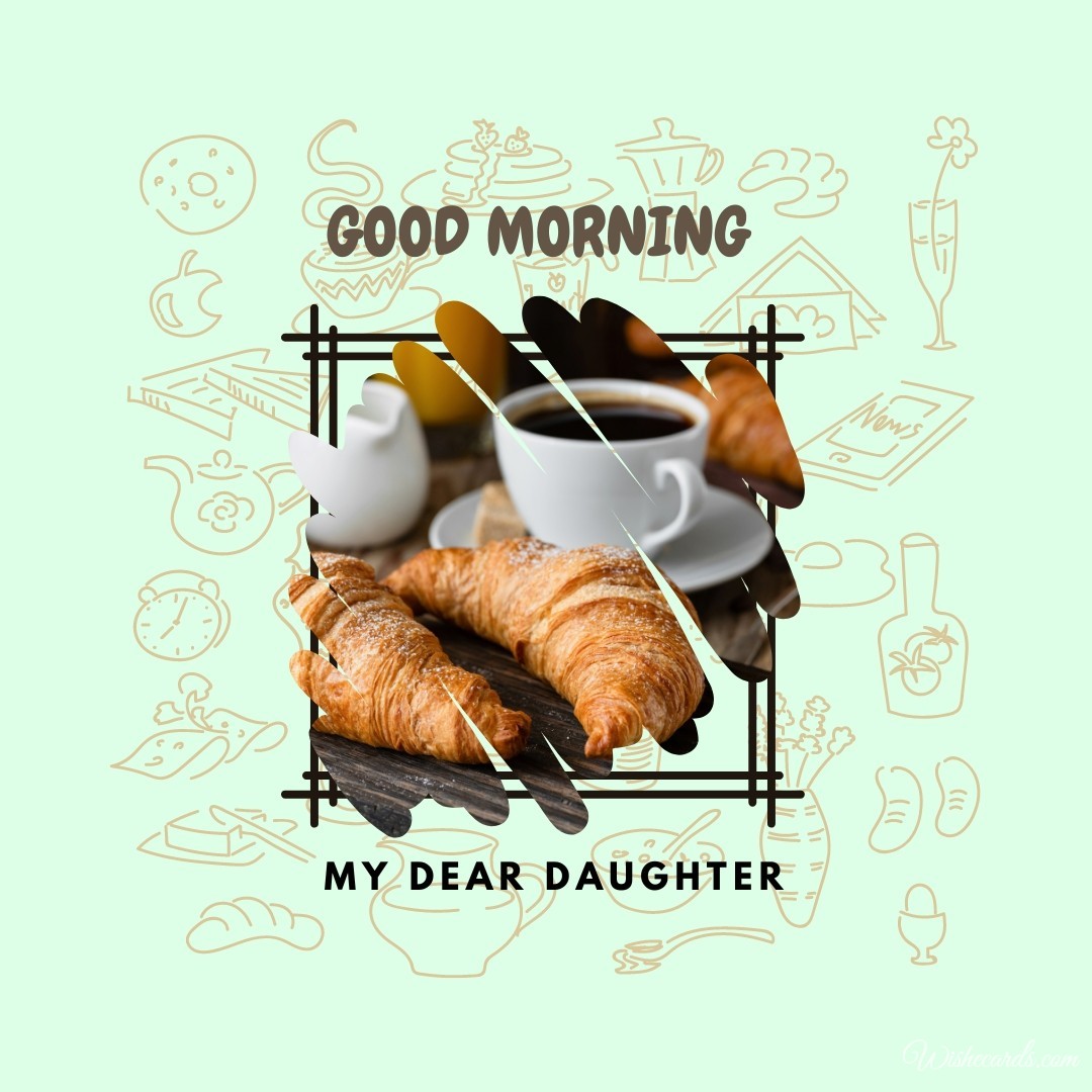 Good Morning Daughter Image