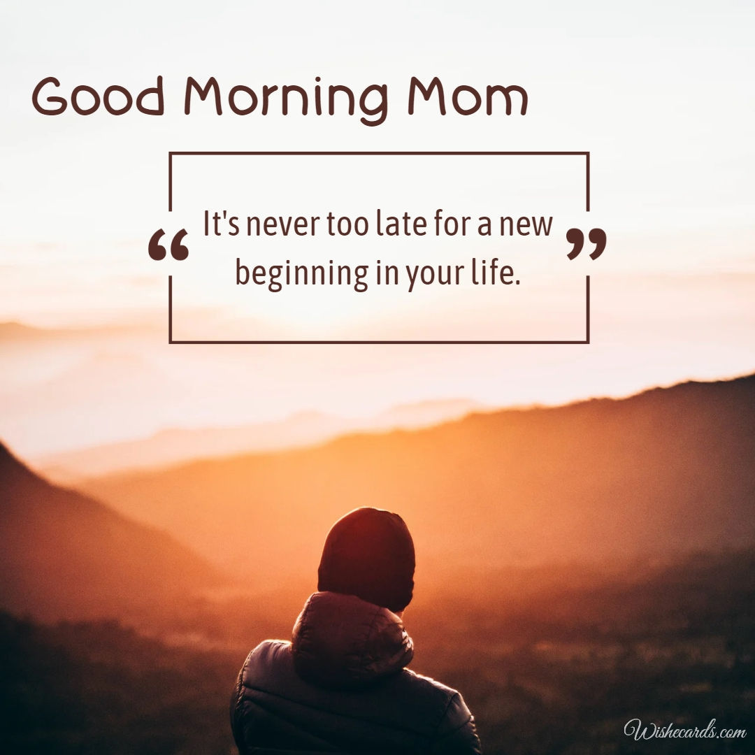 Good Morning Image Mom