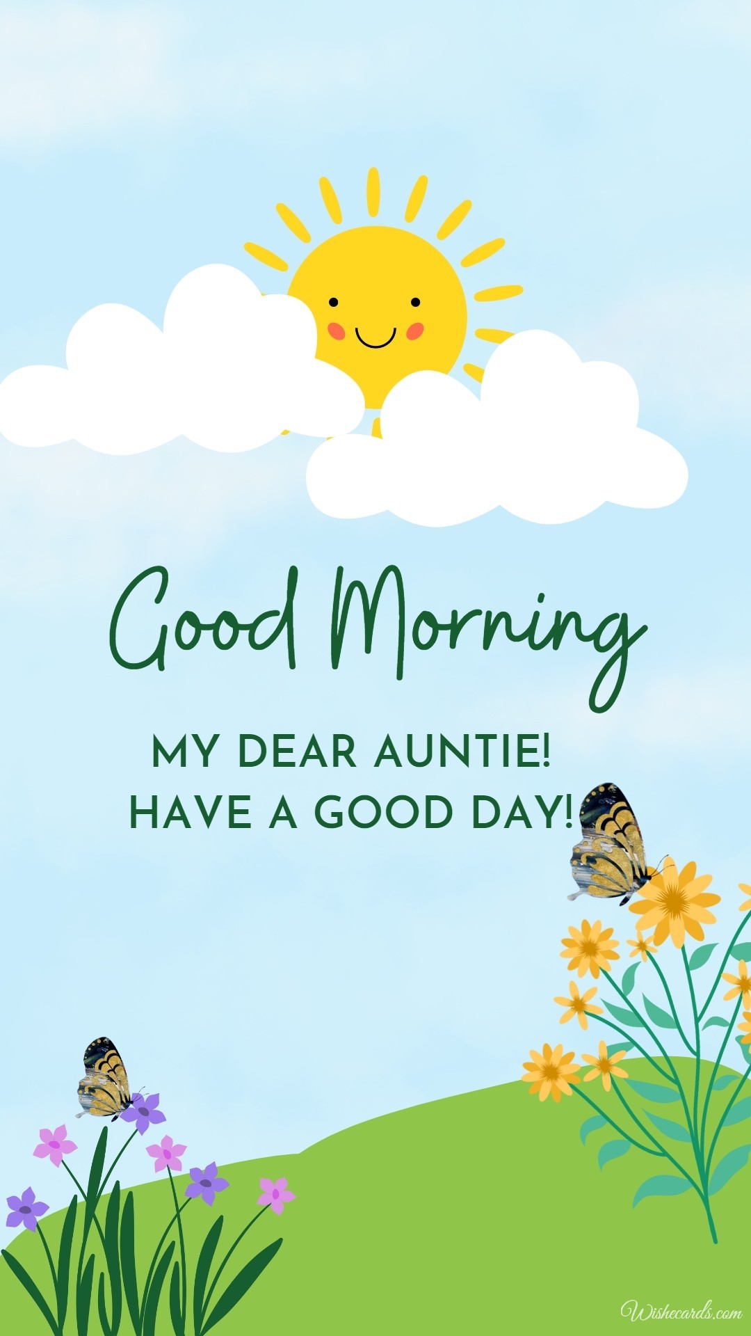 Good Morning to Aunt Image