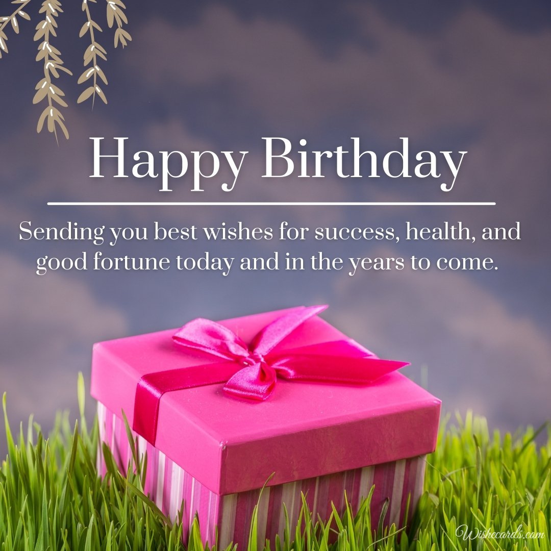 Greeting Birthday Wish Ecard