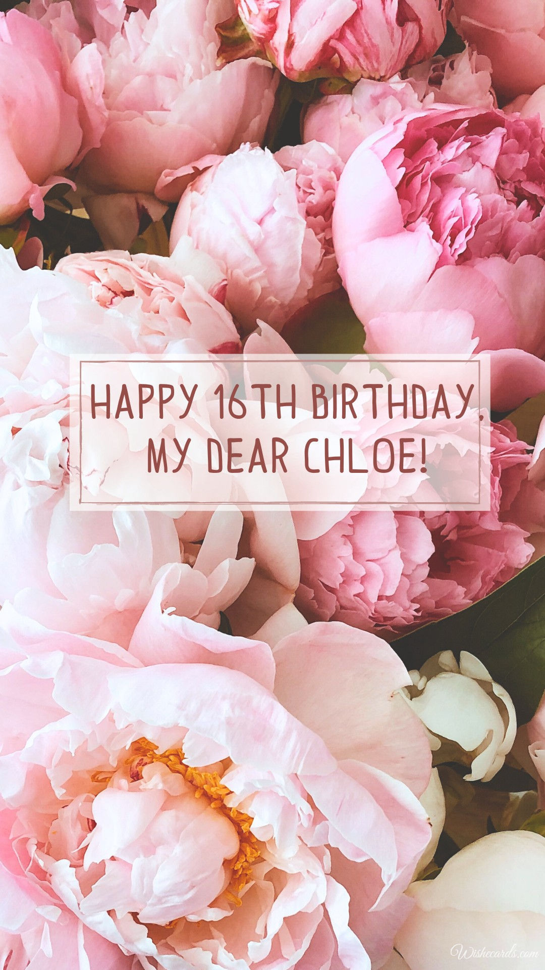 Happy 16th Birthday Chloe