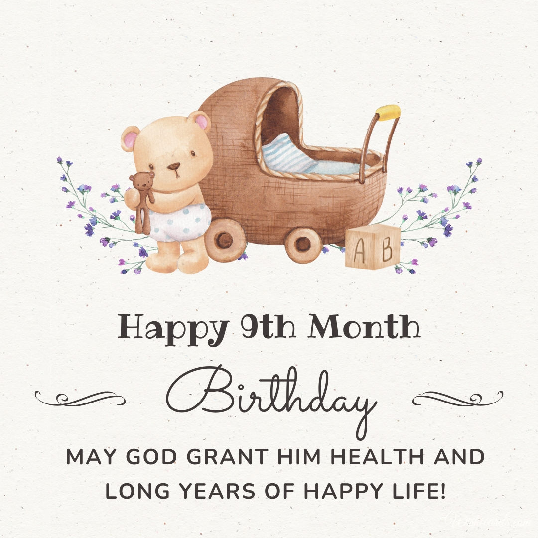 9th Month Birthday Wishes, Quotes and Short Messages