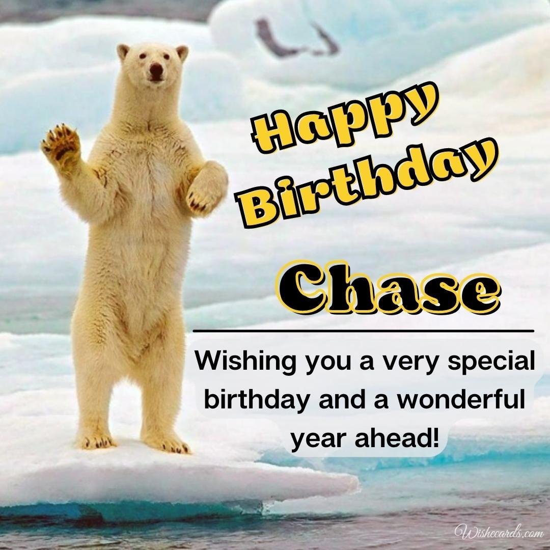 Happy Bday Ecard For Chase