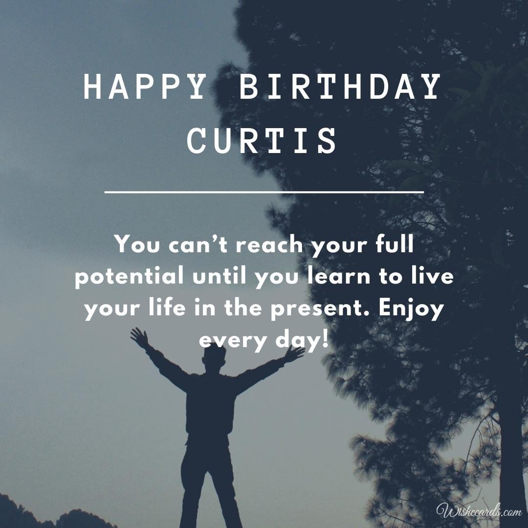 Happy Bday Ecard for Curtis