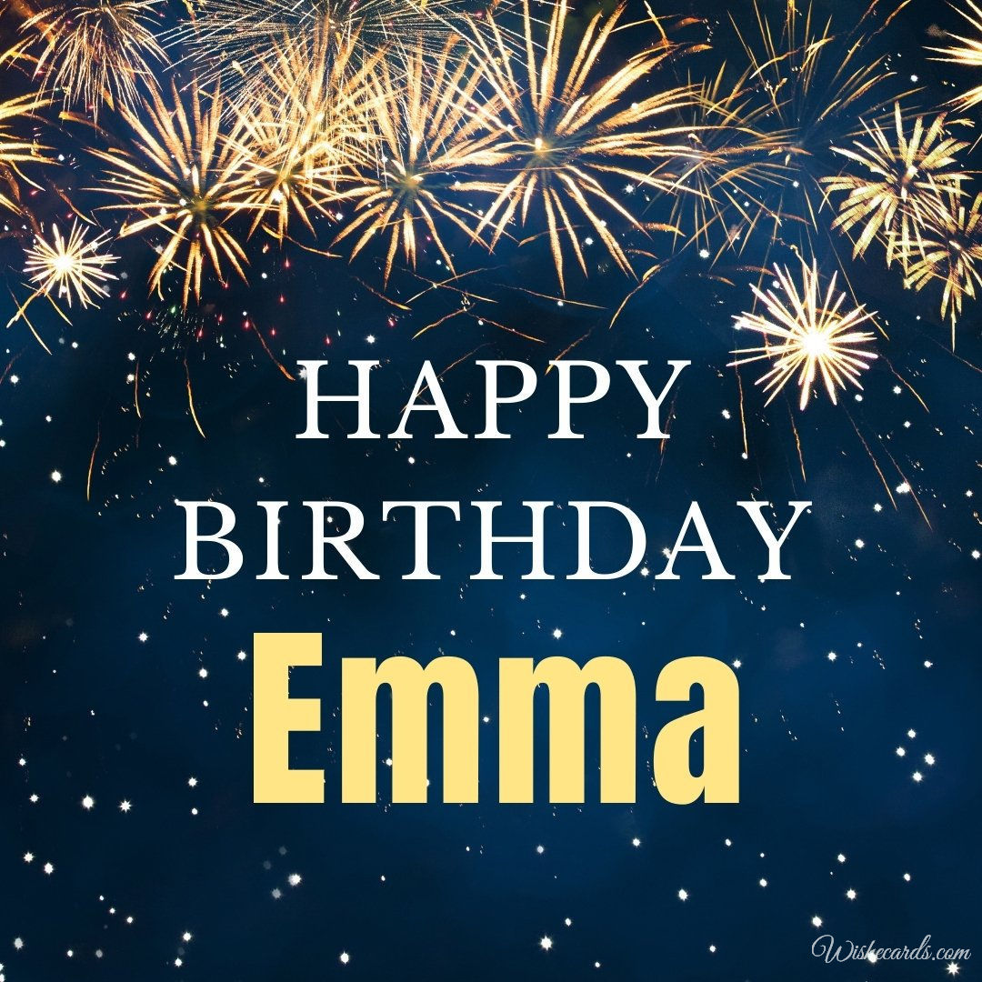 Happy Bday Ecard for Emma