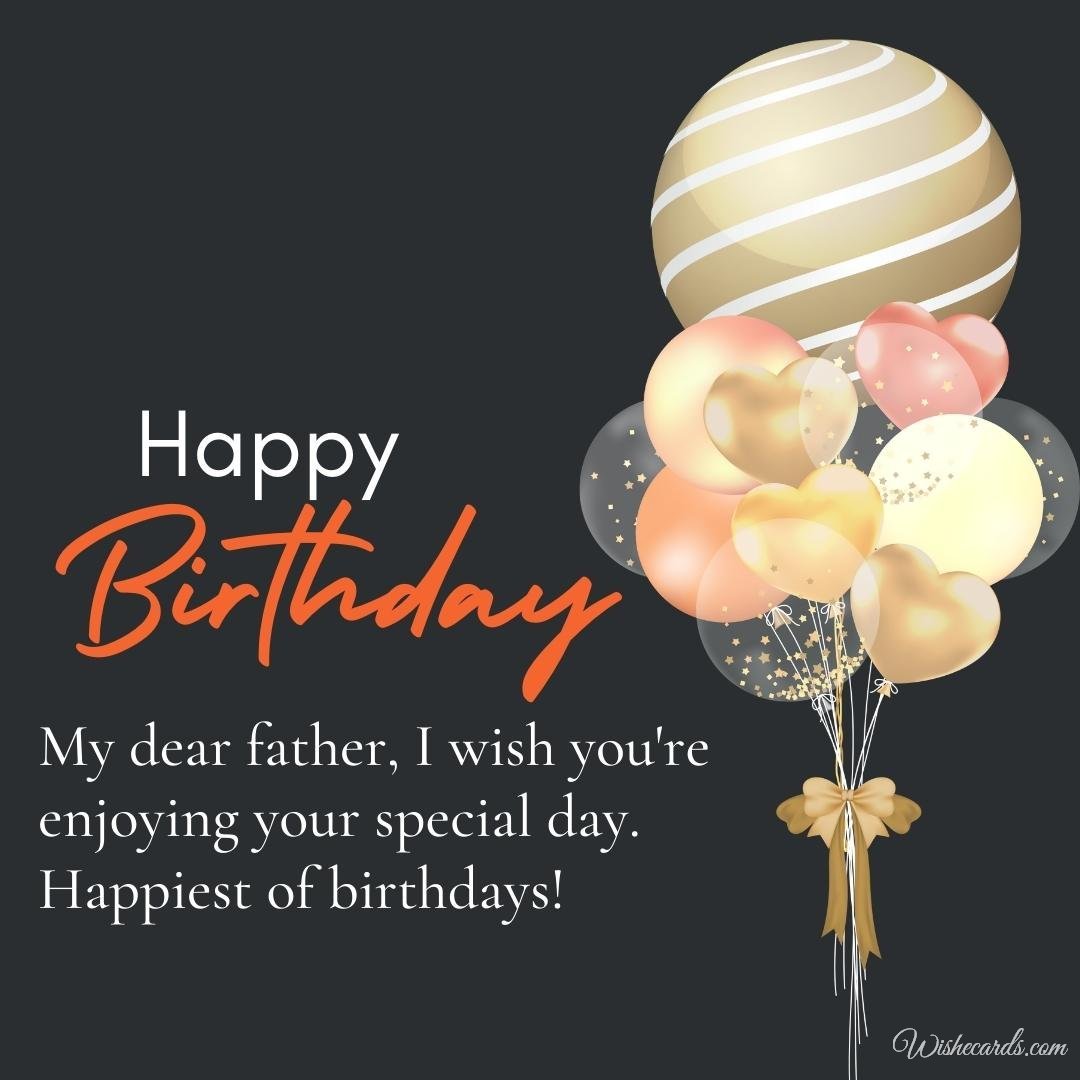 Happy Bday Ecard for Father