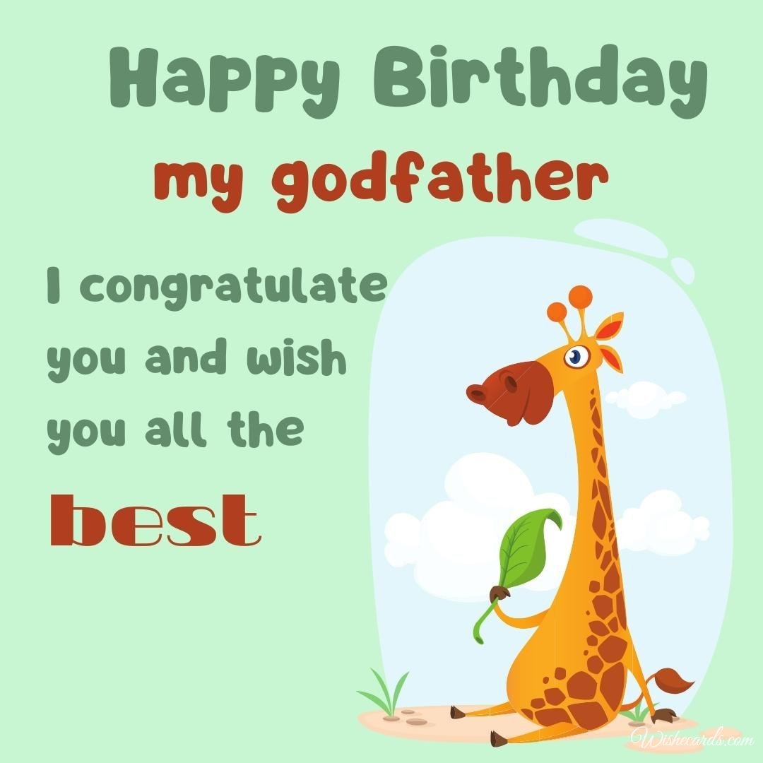Happy Bday Ecard For Godfather