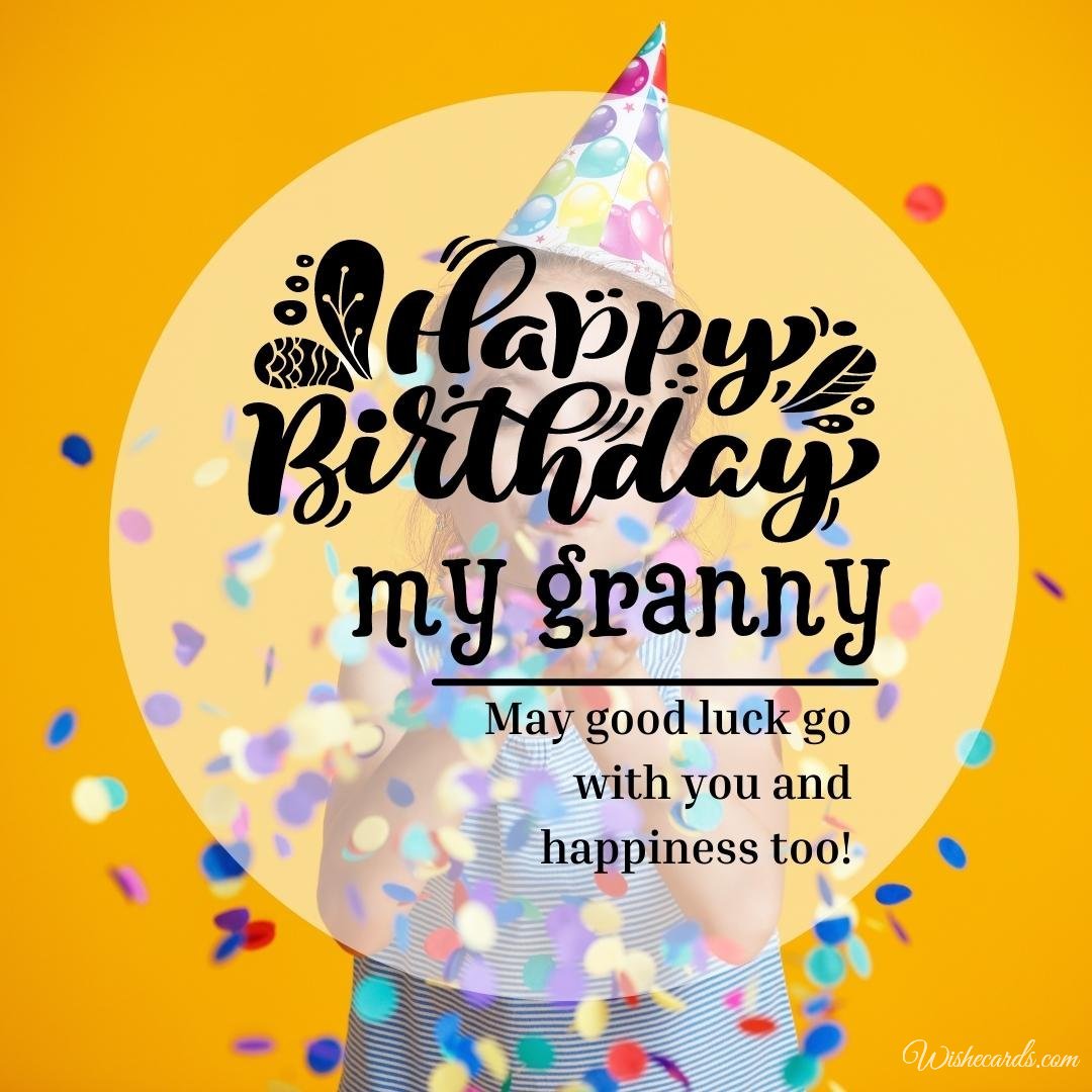 Happy Bday Ecard For Granny