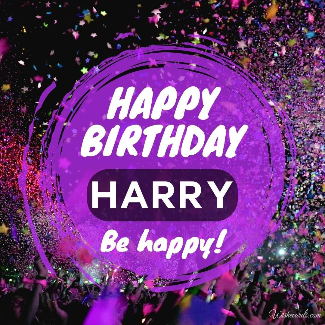Happy Bday Ecard For Harry