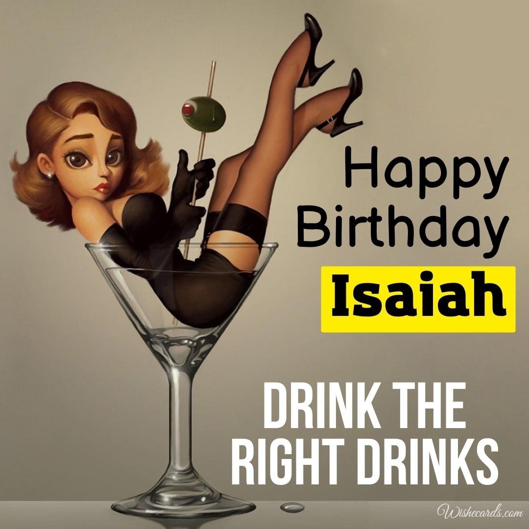 Happy Bday Ecard for Isaiah