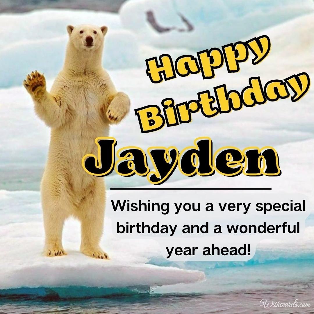 Happy Bday Ecard For Jayden